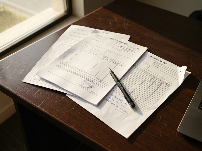 Export documentation on desk, quality certificates and shipping documents reviewed before loading
